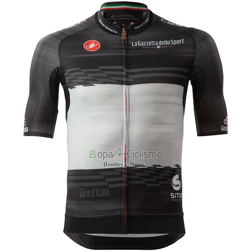 Giro d'Italia Ropa Ciclismo Culotte Corto 2023 Hombre Mangas Cortas Negro